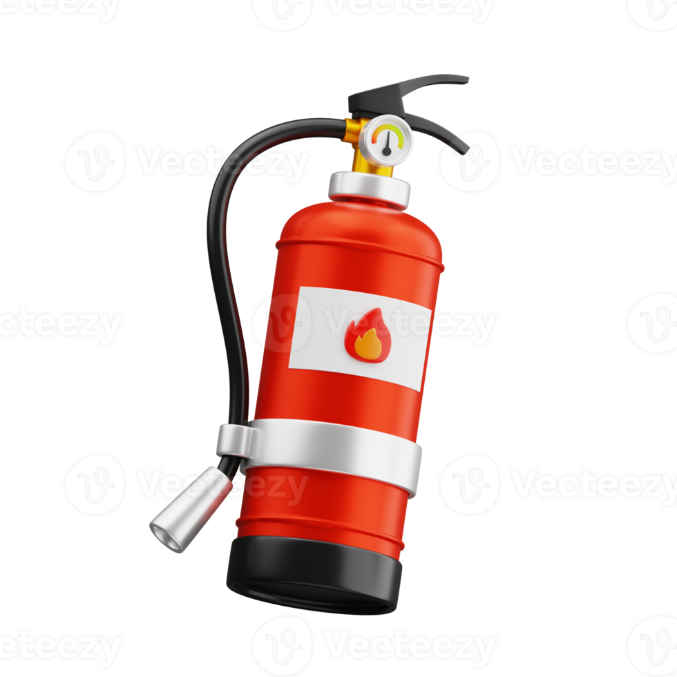 Extinguisher 3D Icon. Fire Extinguisher 3D Icon png