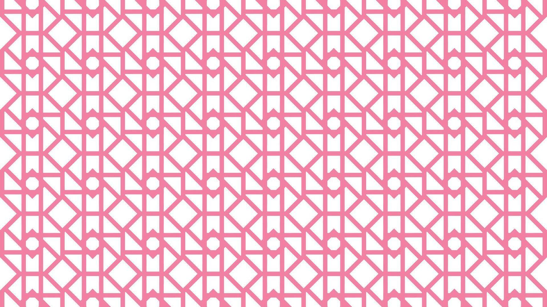 Abstract pink geometric shapes repeated element creative concept design banner. vector