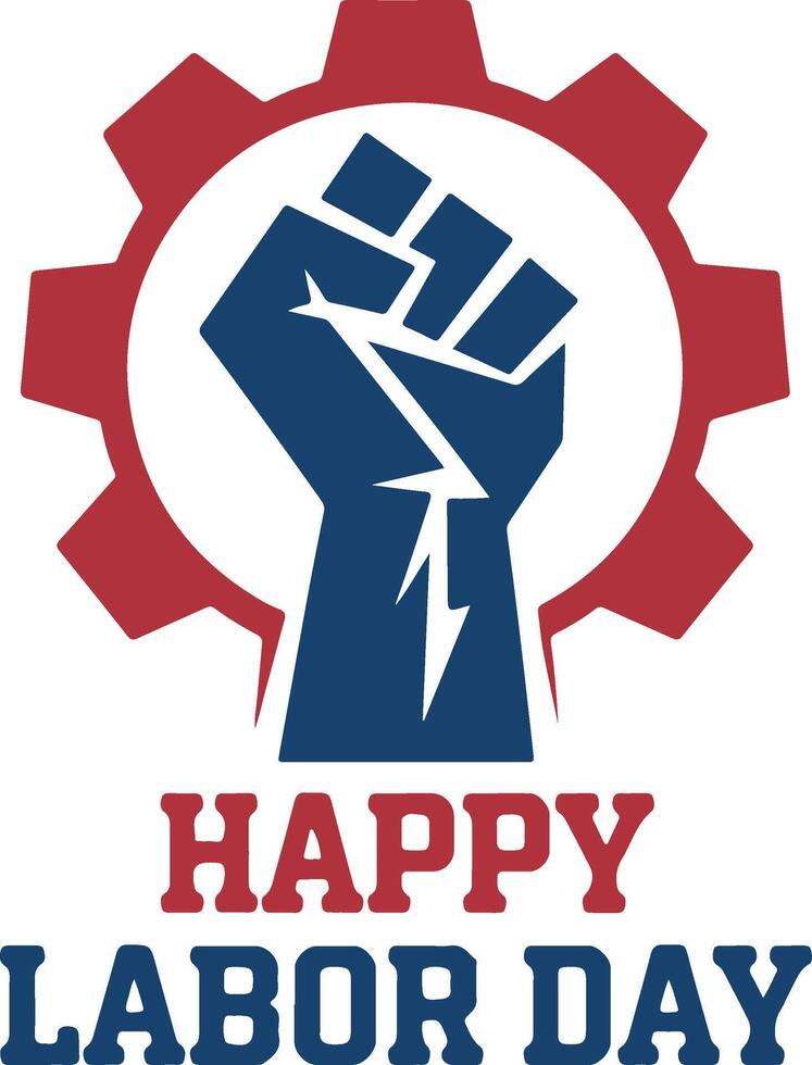 happy labour day design vector