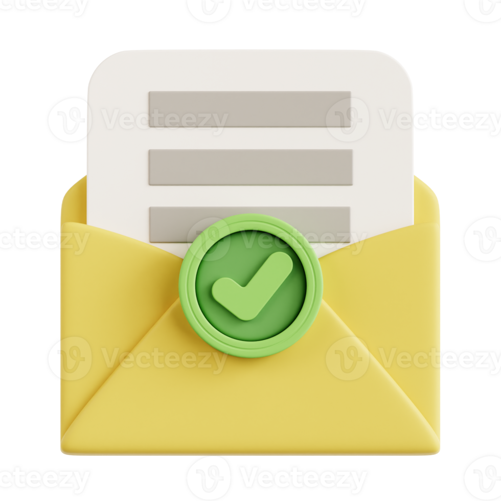Email Check Mark Icon png