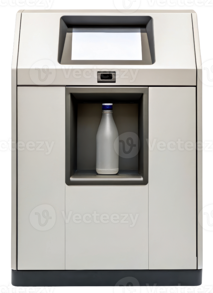 A sleek water dispenser for modern environments on a transparent background png