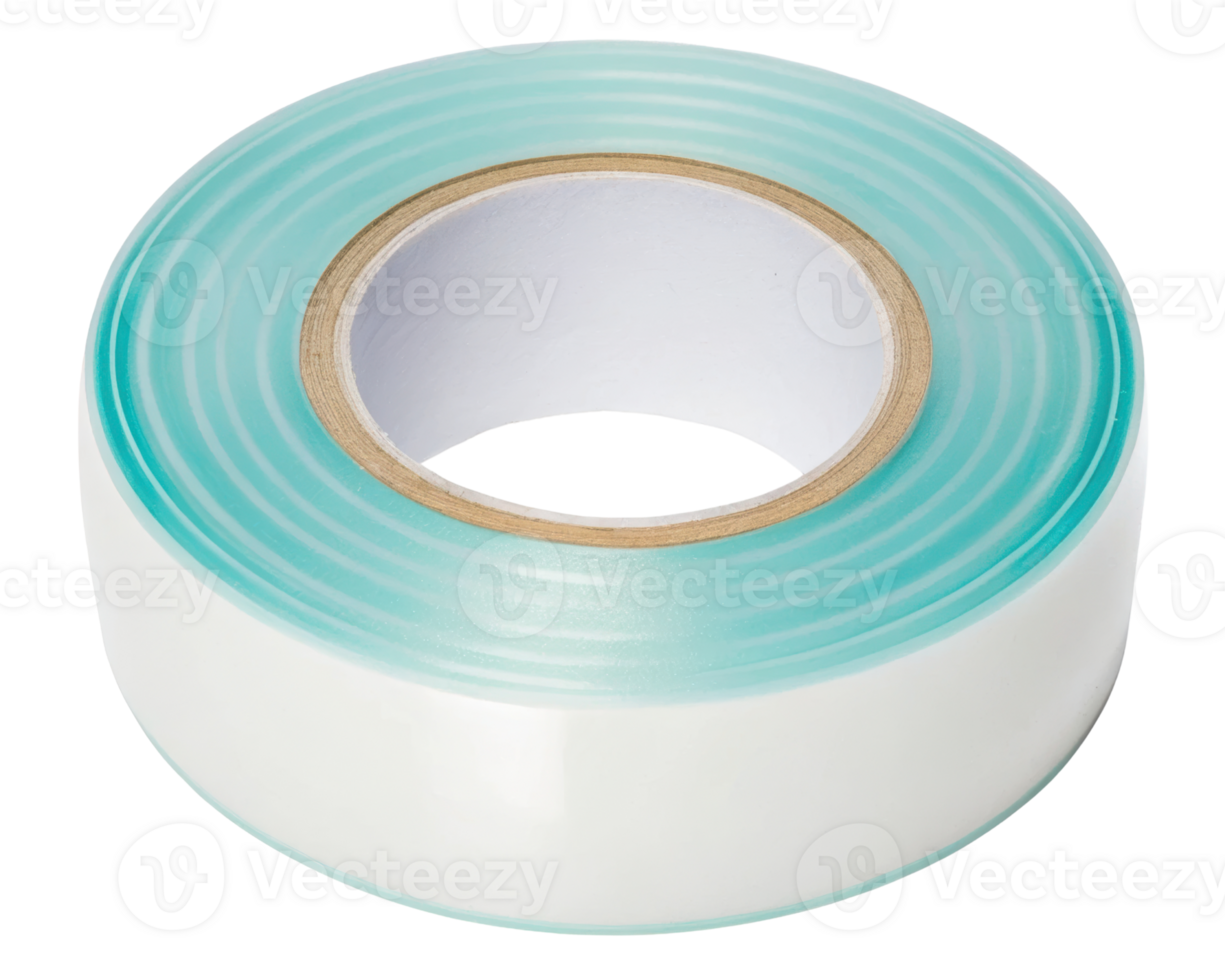 Roll of clear adhesive tape for various uses on a transparent background png