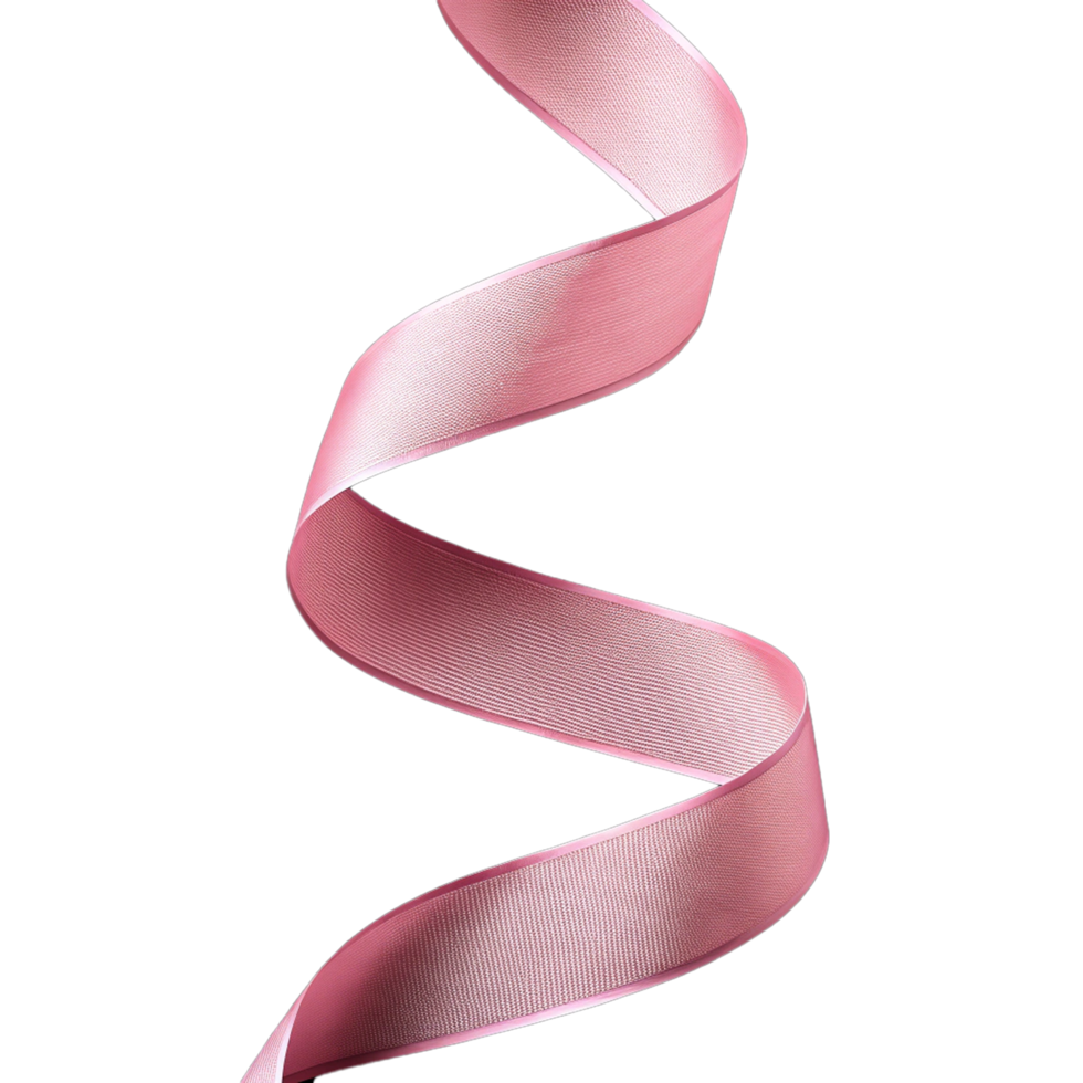 Elegant pink soft ribbon png