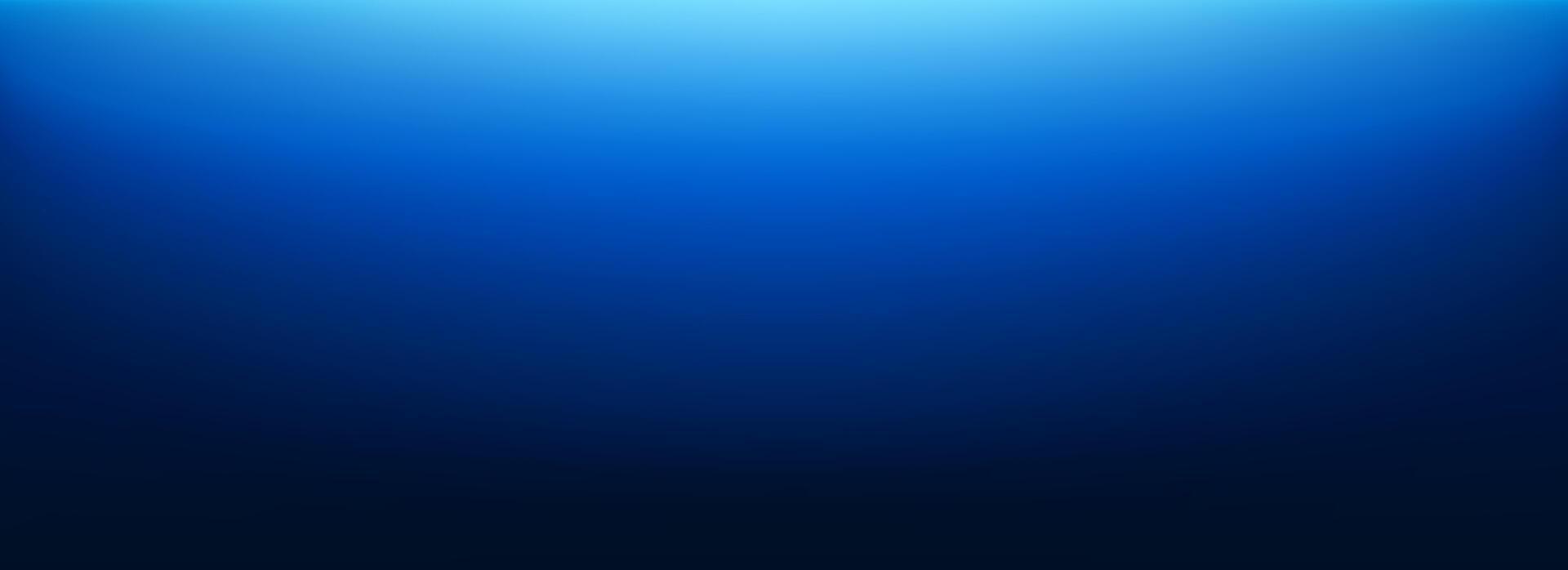 Deep sea gradient background. Abstract dark blue underwater wallpaper. Blurred navy ocean backdrop for template, presentation, banner, brochure, poster. Deep water or night sky concept design vector