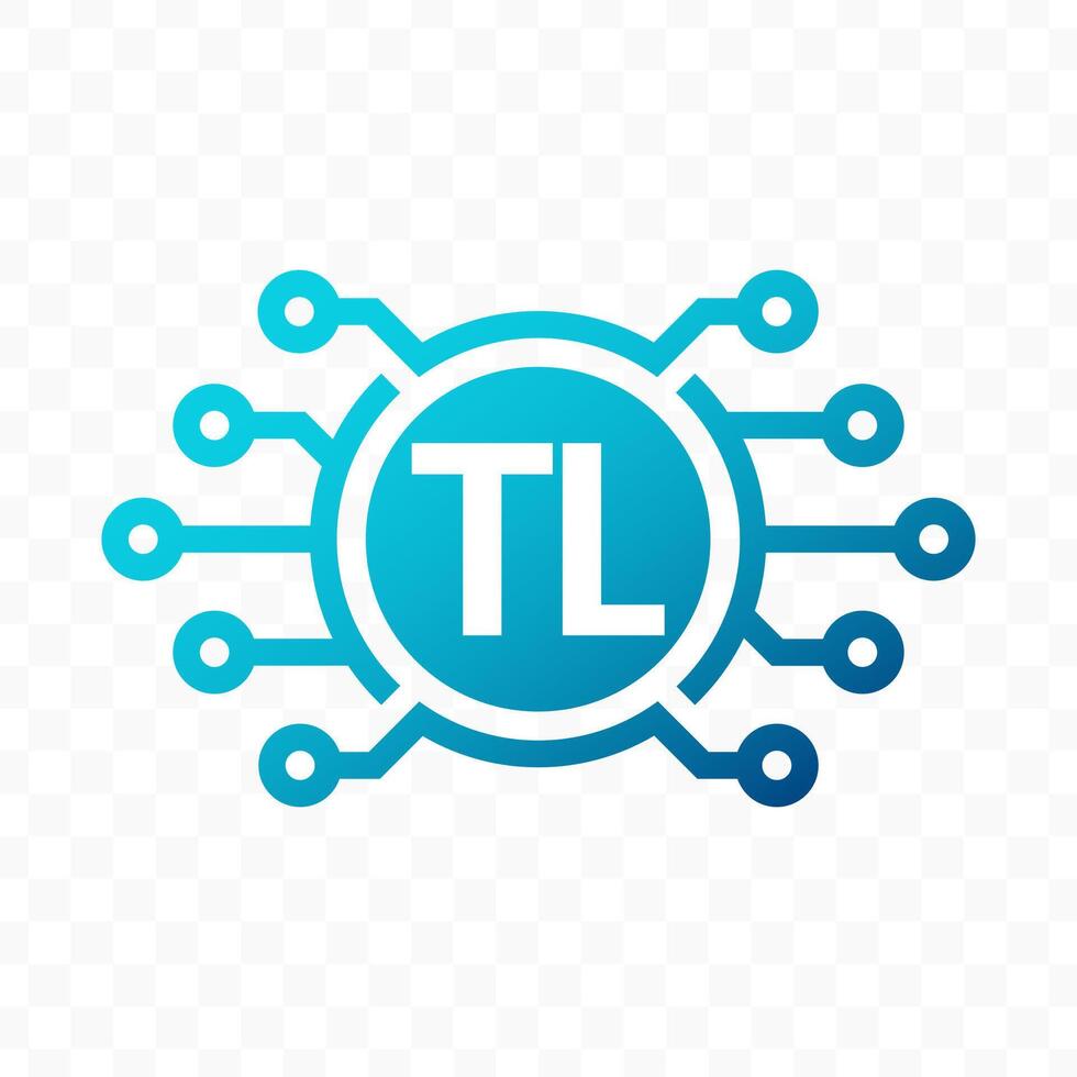 illustration of Turkey Lira digital currency icon in blue color vector