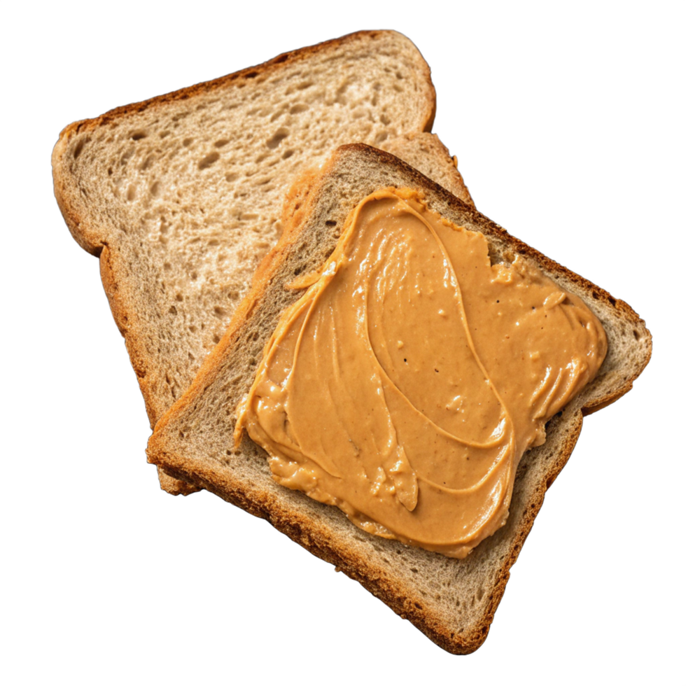 Peanut butter sandwich isolated png