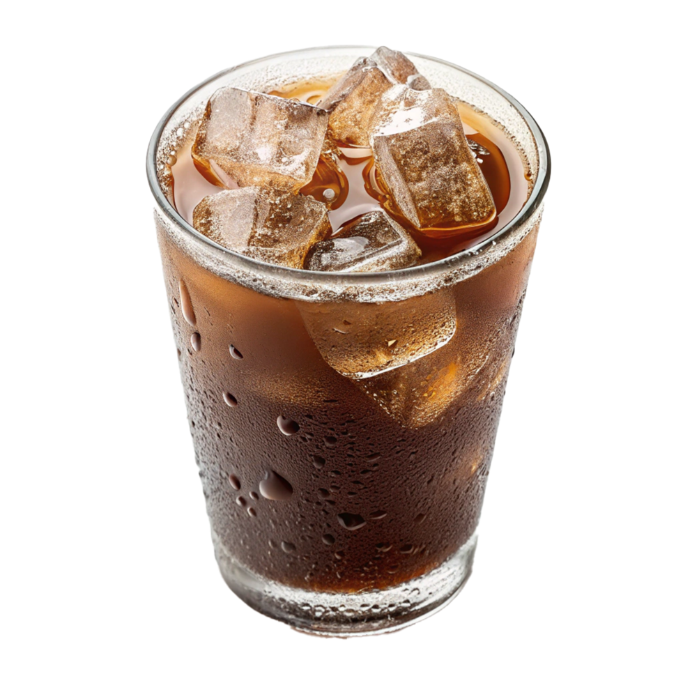 Refreshing iced coffee png