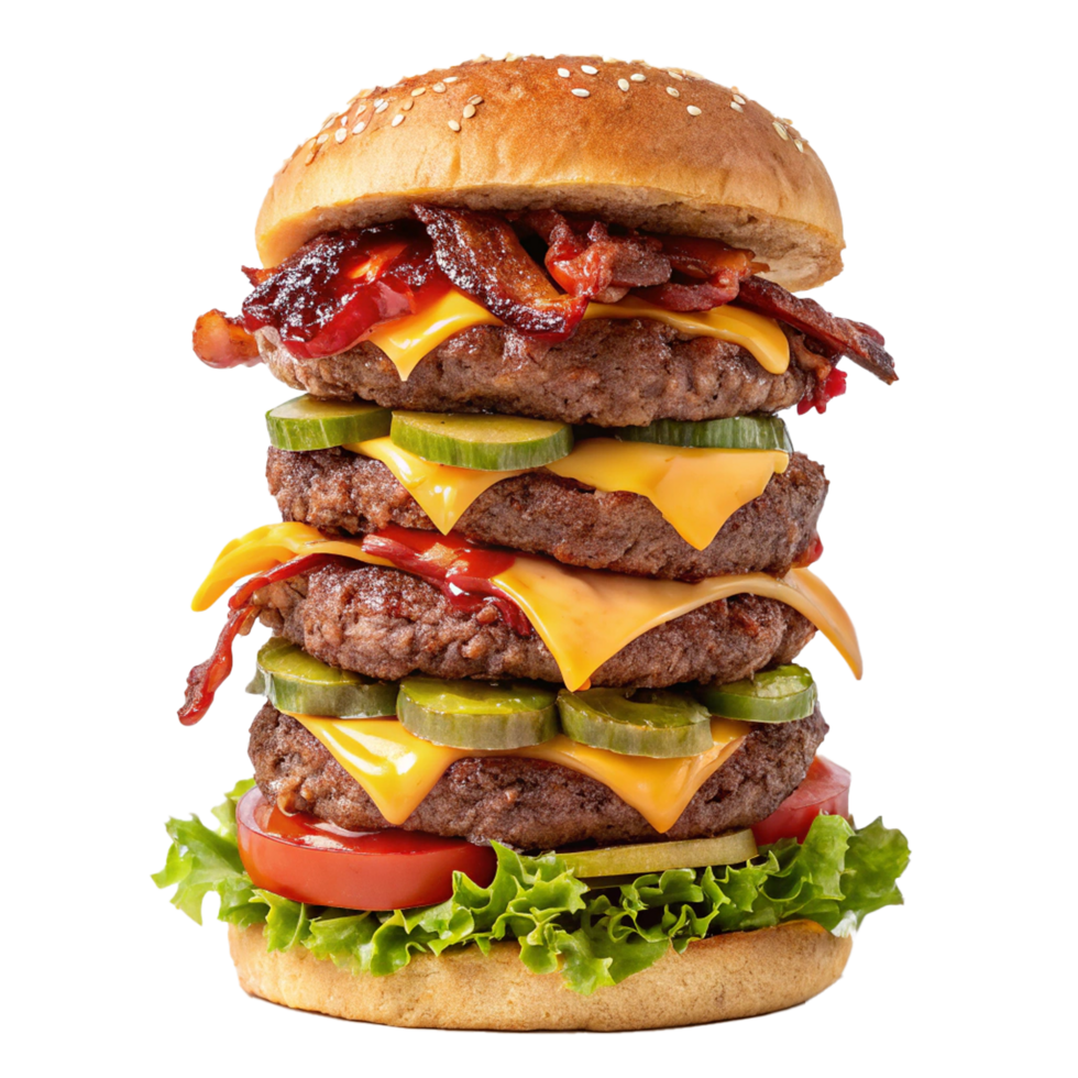 Ultimat gourmet a tower of burger png