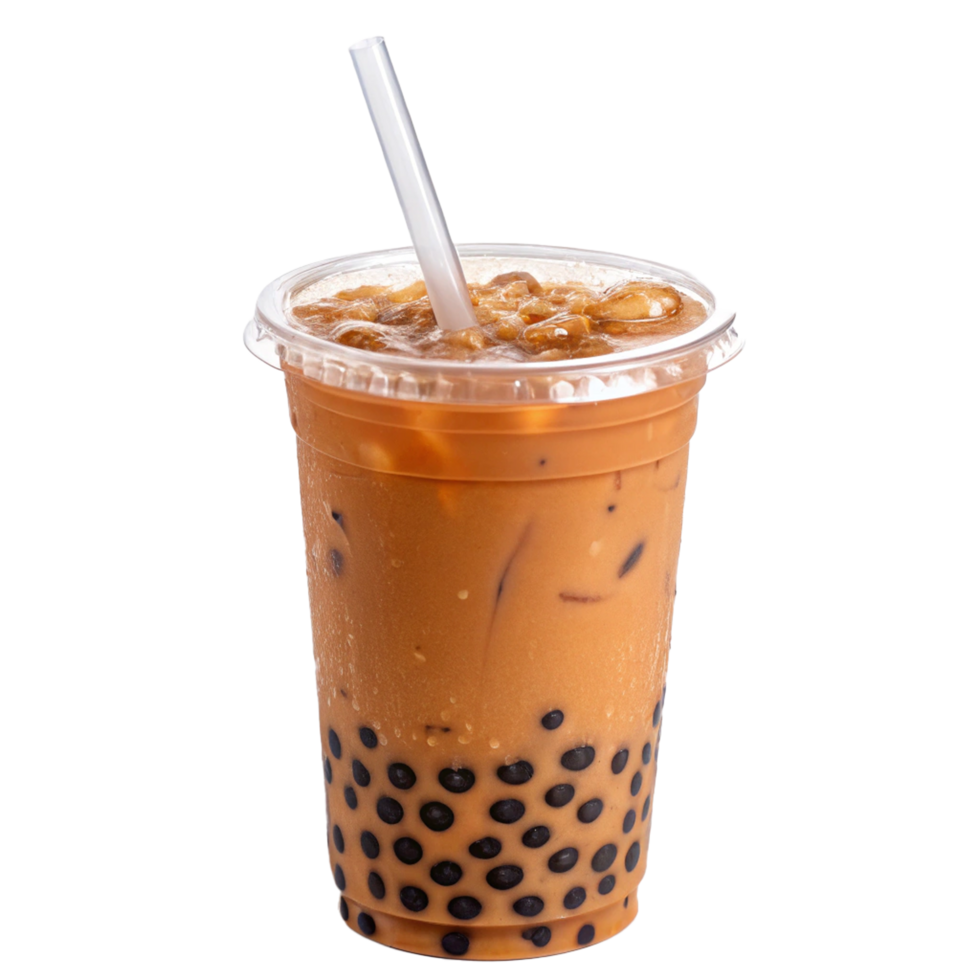 Refreshing boba drink png