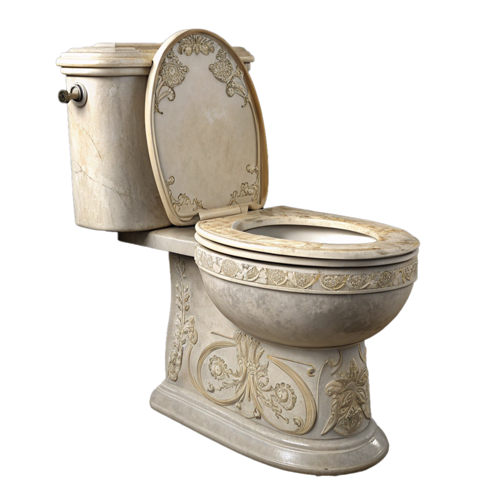 Toilet isolated on transparent bakground png
