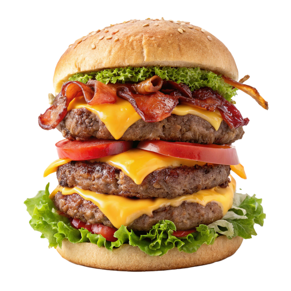 Ultimat gourmet a tower of burger isolated png