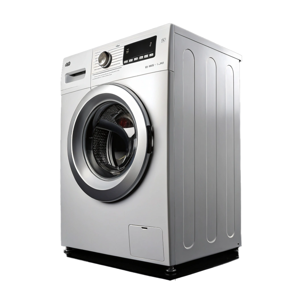 Washing machine isolated on transparent background png