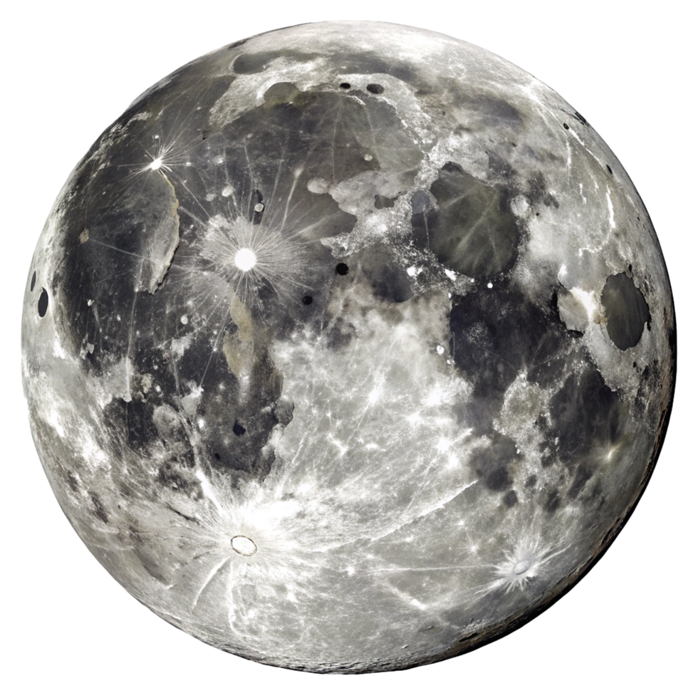 The majestic moon isolated png