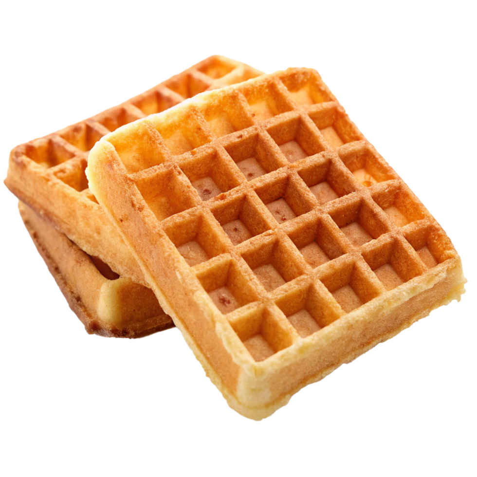 Waffles on transparent background png