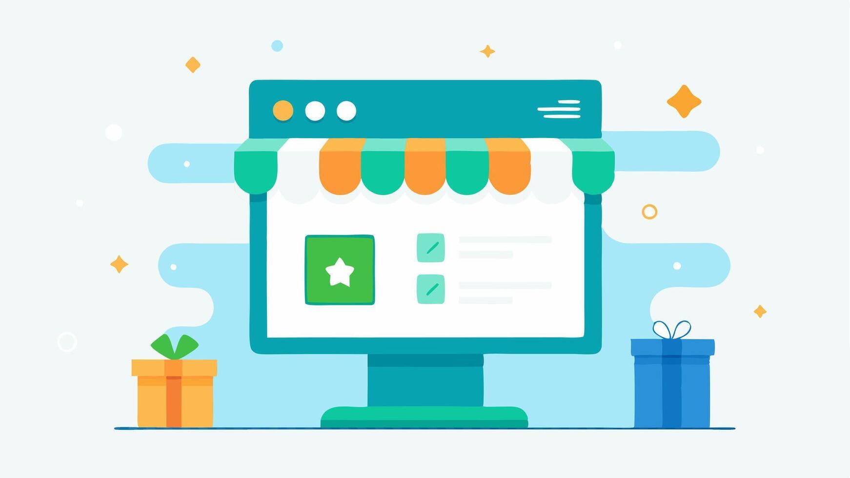 Loyalty Program Enrollment A kiosk interface inviting customers to enroll in a loyalty program featuring a progress bar and rewards points display.. vector