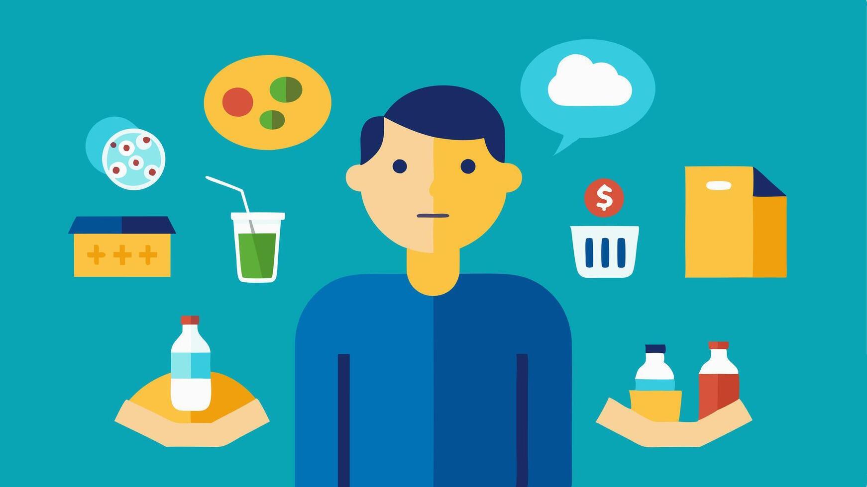 These s convey the themes of consumerism and materialism in a variety of relatable scenarios.. vector