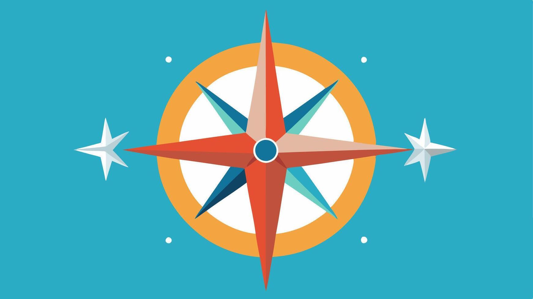 A Compass and Map A compass pointing in multiple directions overlaid on a map that represents various paths symbolizing guidance through diverse choices.. vector
