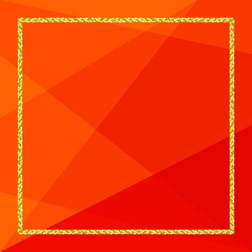square red frame for banner ad, graphic frame for sale banner background, advertising banner frame for presentation vector
