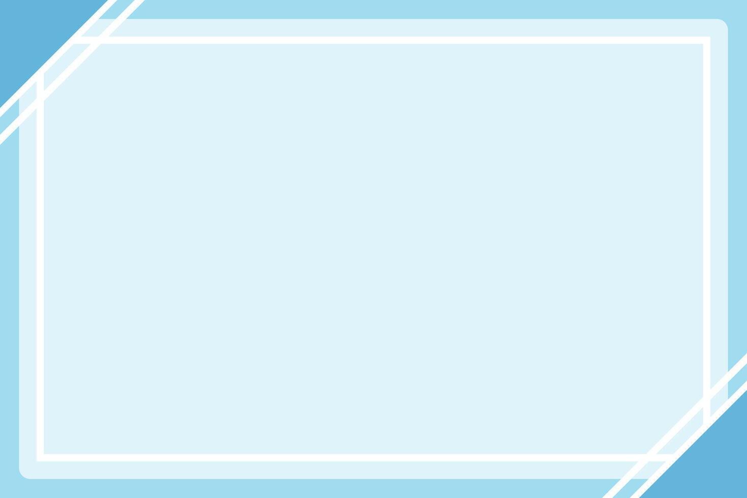light blue rectangle frame for banner ad, graphic frame for sale banner background, advertising banner frame for presentation vector