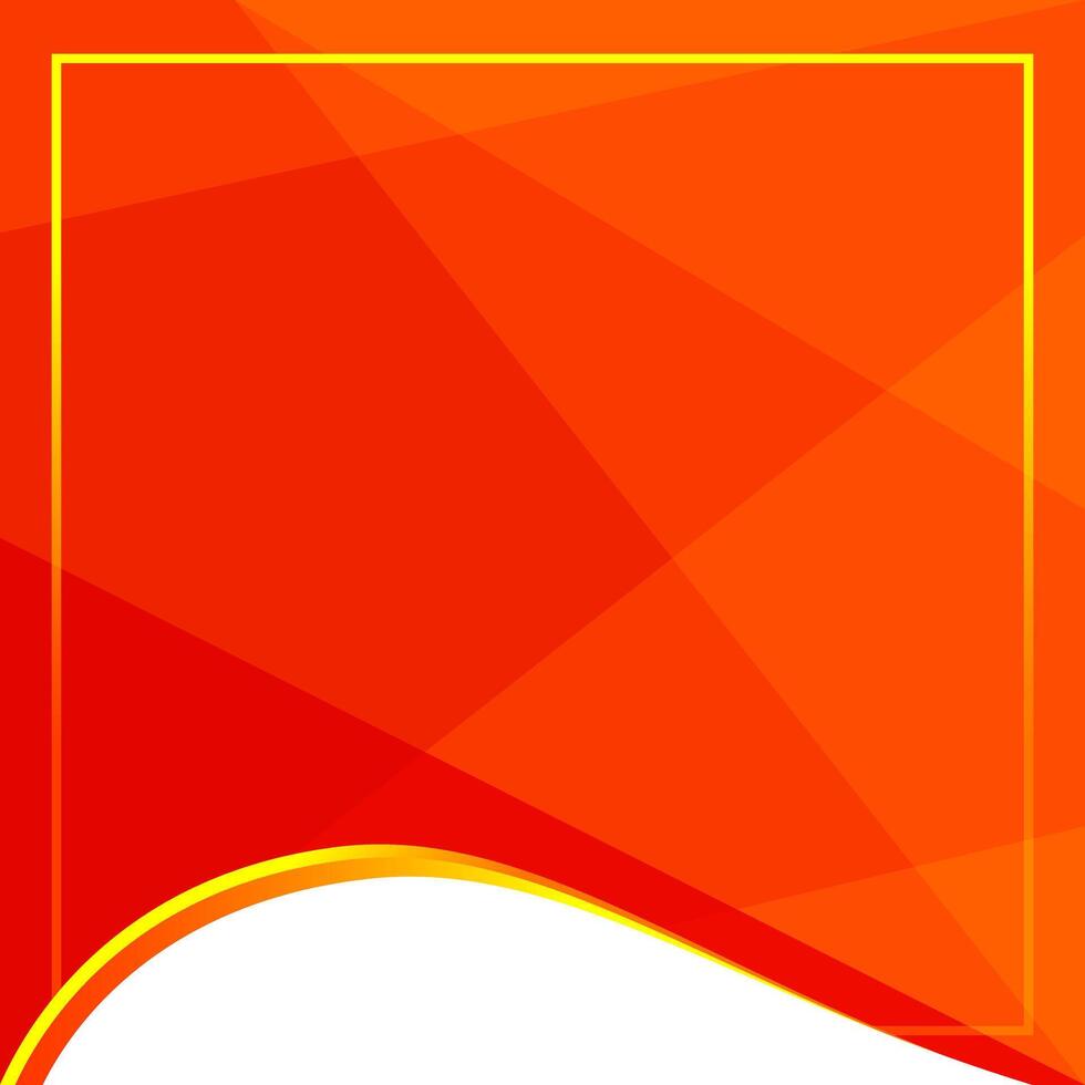 red square frame for banner, graphic frame for sale banner background, advertising banner frame for presentation vector