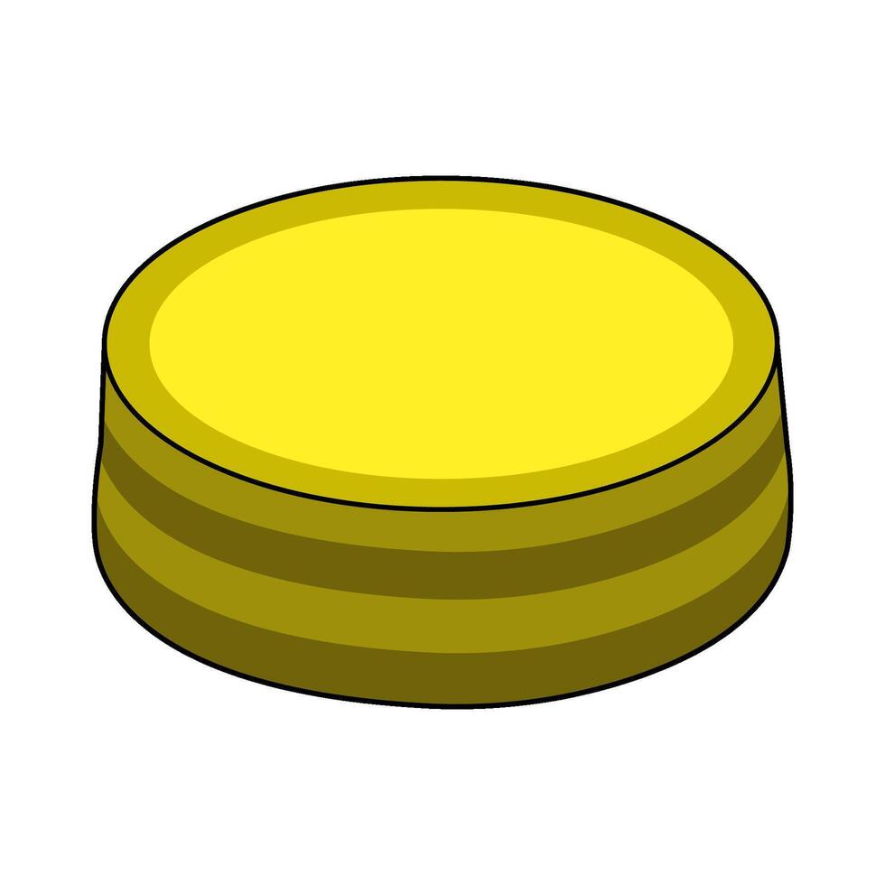 illustration of Plastic Lid vector