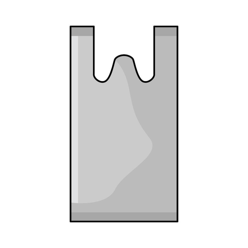illustration of A Plastic Bag vector