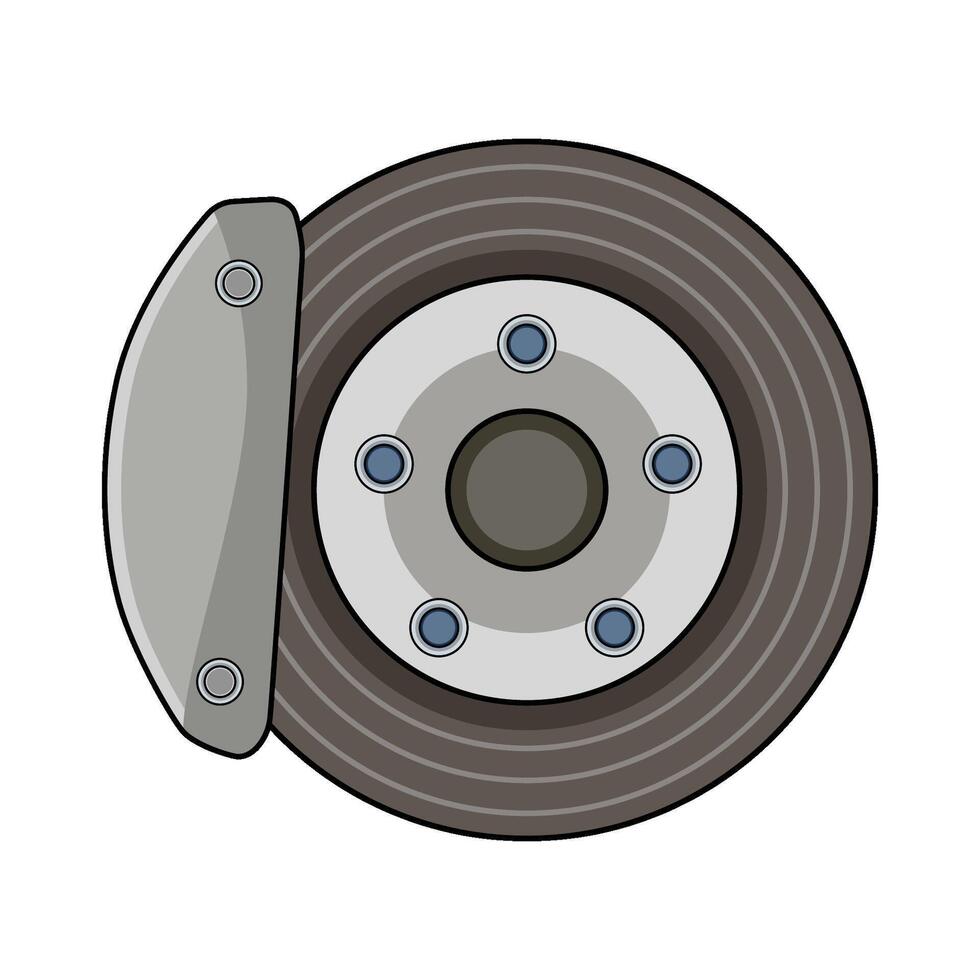 illustration of Car Brake vector