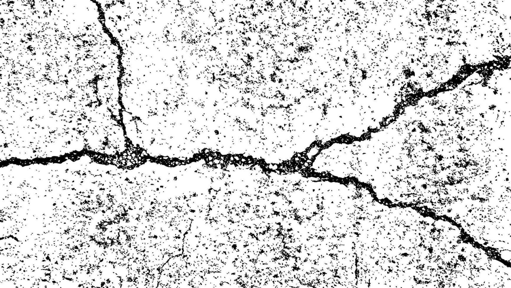 texture crack, grunge texture, distress background, rough texture, dirty texture, cracked wall concrete of black and white for background vector