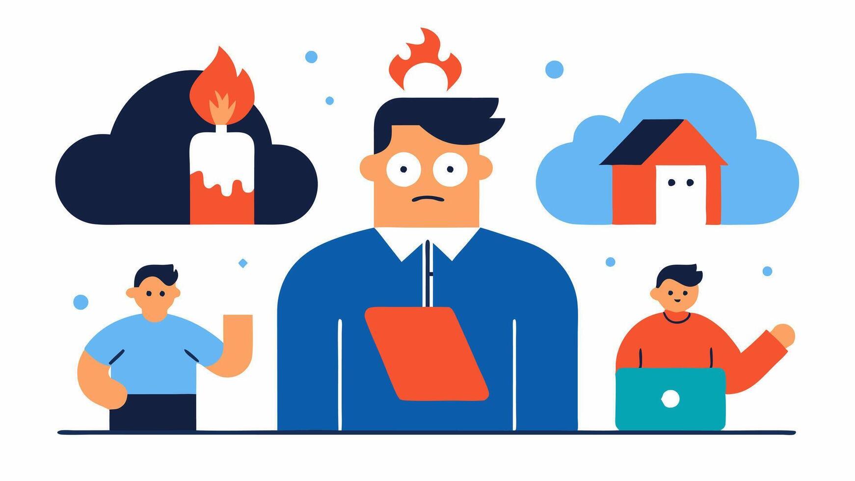 These s capture different aspects of overwork and burnout culture using visual metaphors to communicate the struggles faced by employees under pressure.. vector