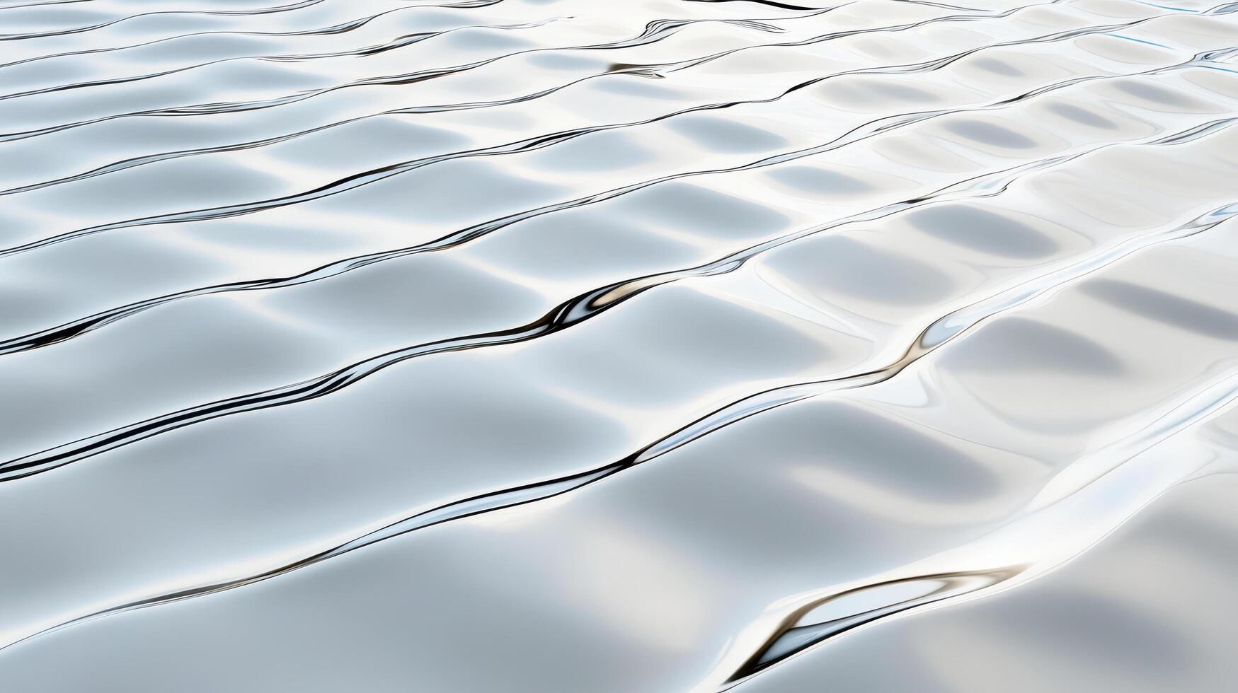 A close up of a shiny surface with waves photo