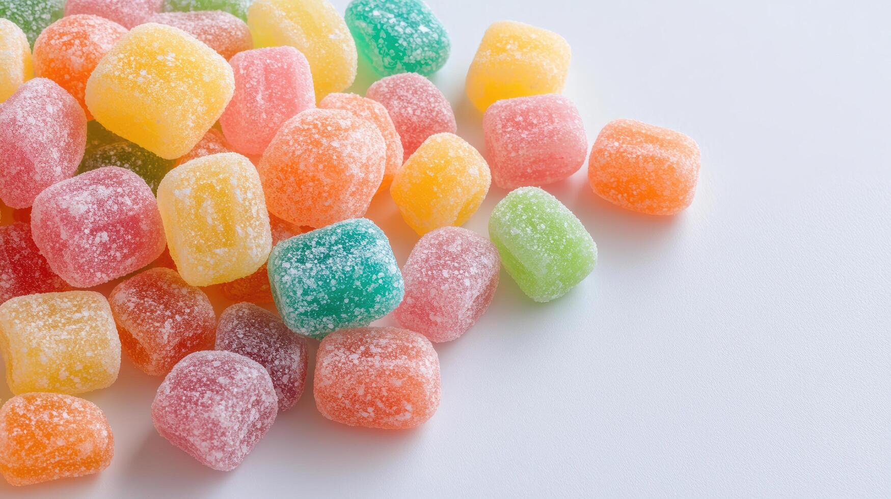 A pile of colorful jolly ranchers photo