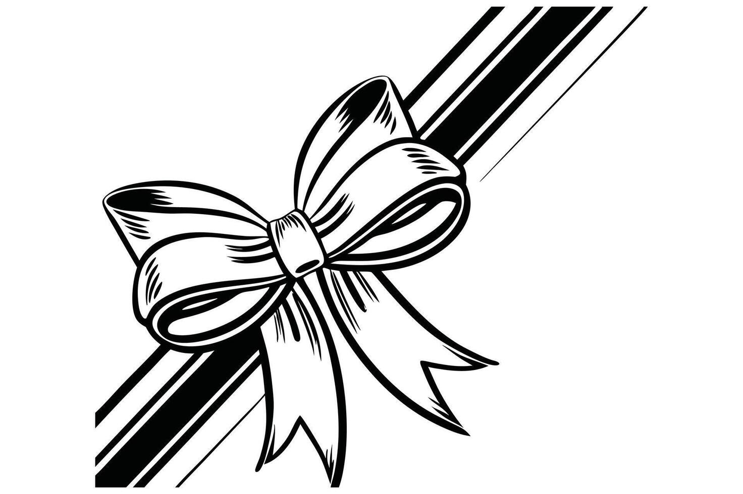 Elegant Gift Certificate with Red Bow Ribbon . vector