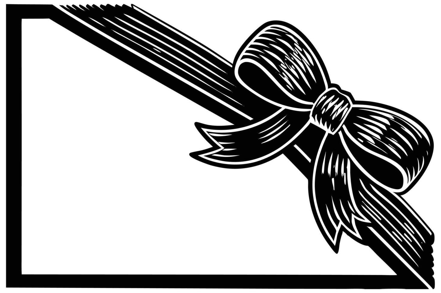 Elegant Gift Certificate with Bow Ribbon Versatile Voucher Design vector