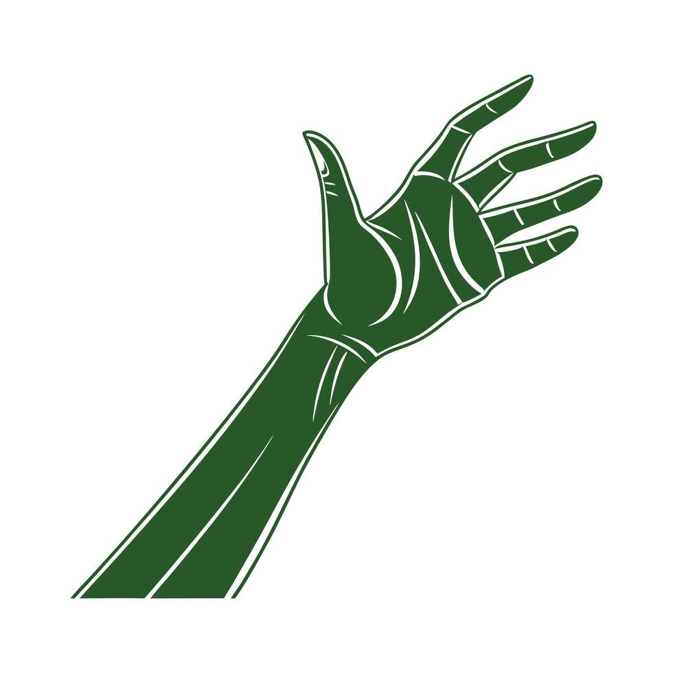 Bones of the hands the hand the structure of the hands arms vector