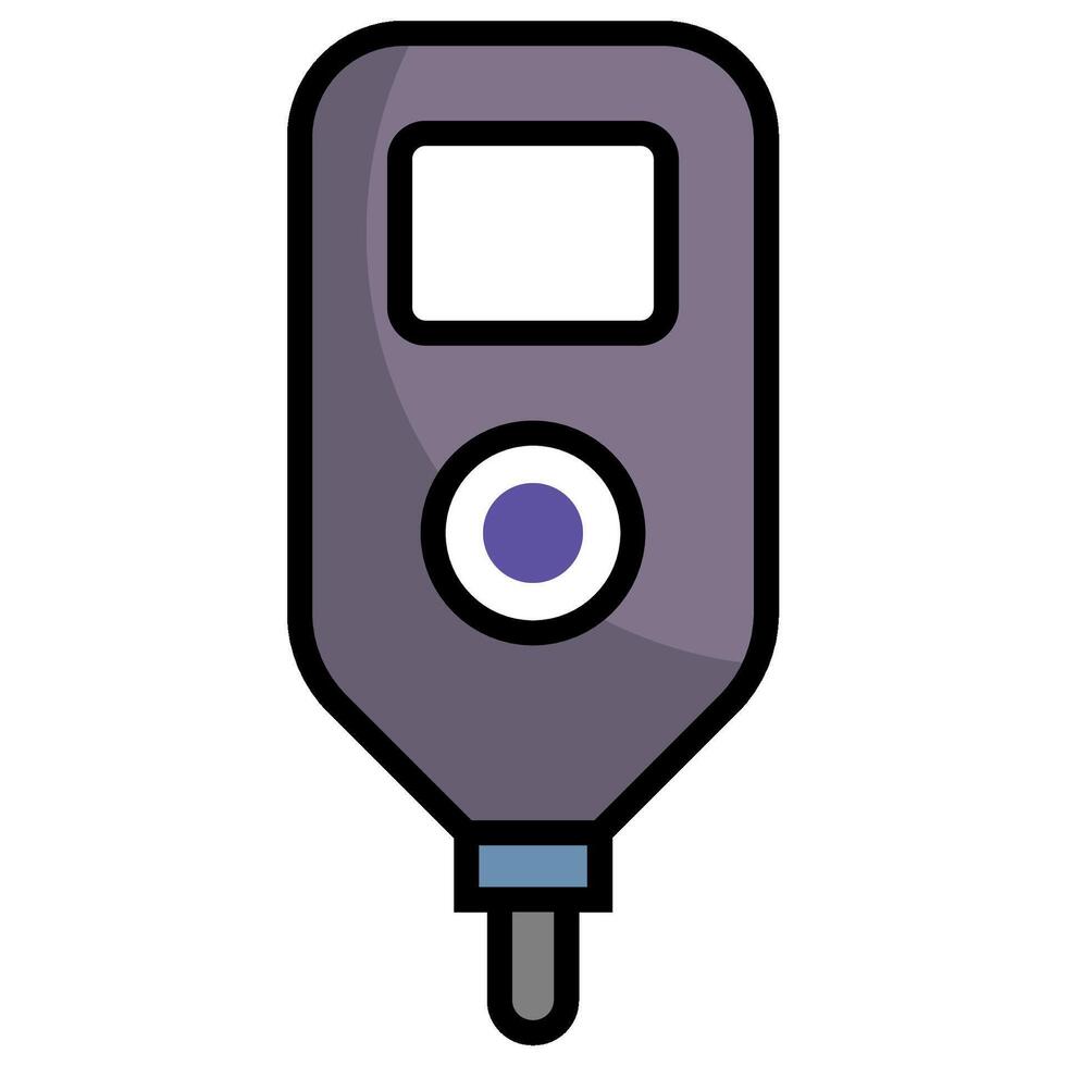 digital thermometer icon vector