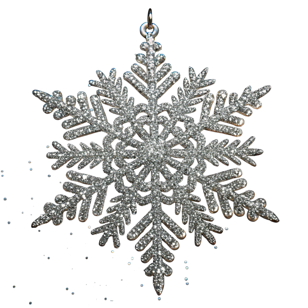 Silver glitter burst a sparkling festive design isolated png