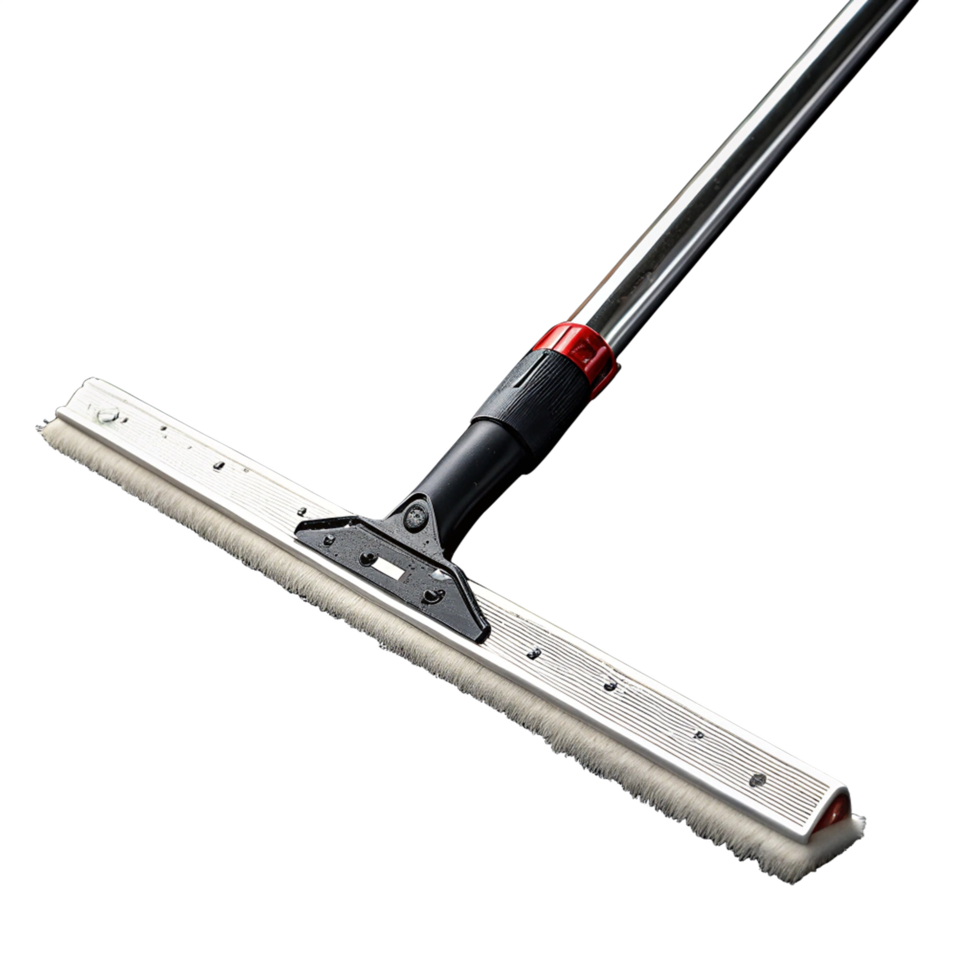 Squeegee mop on transparent background png