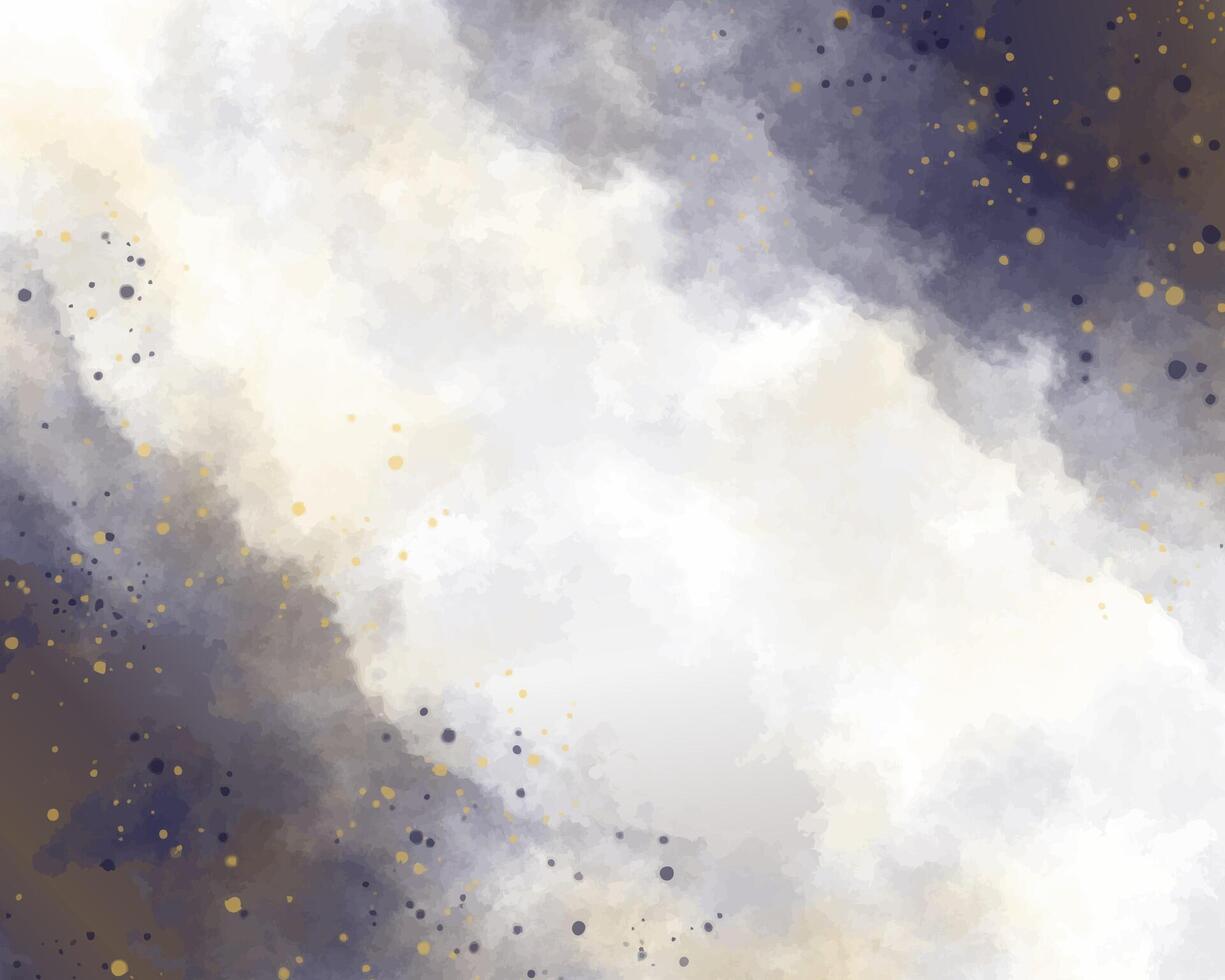 Watercolor blooms of color fading into each other. vector