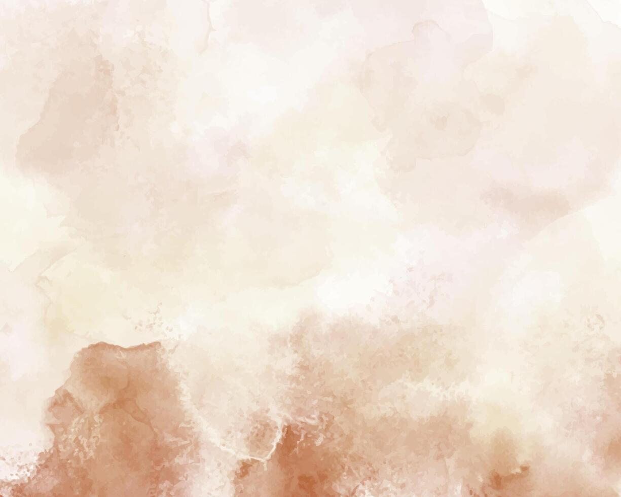 Irregular swirls of color with a handmade watercolor look. vector