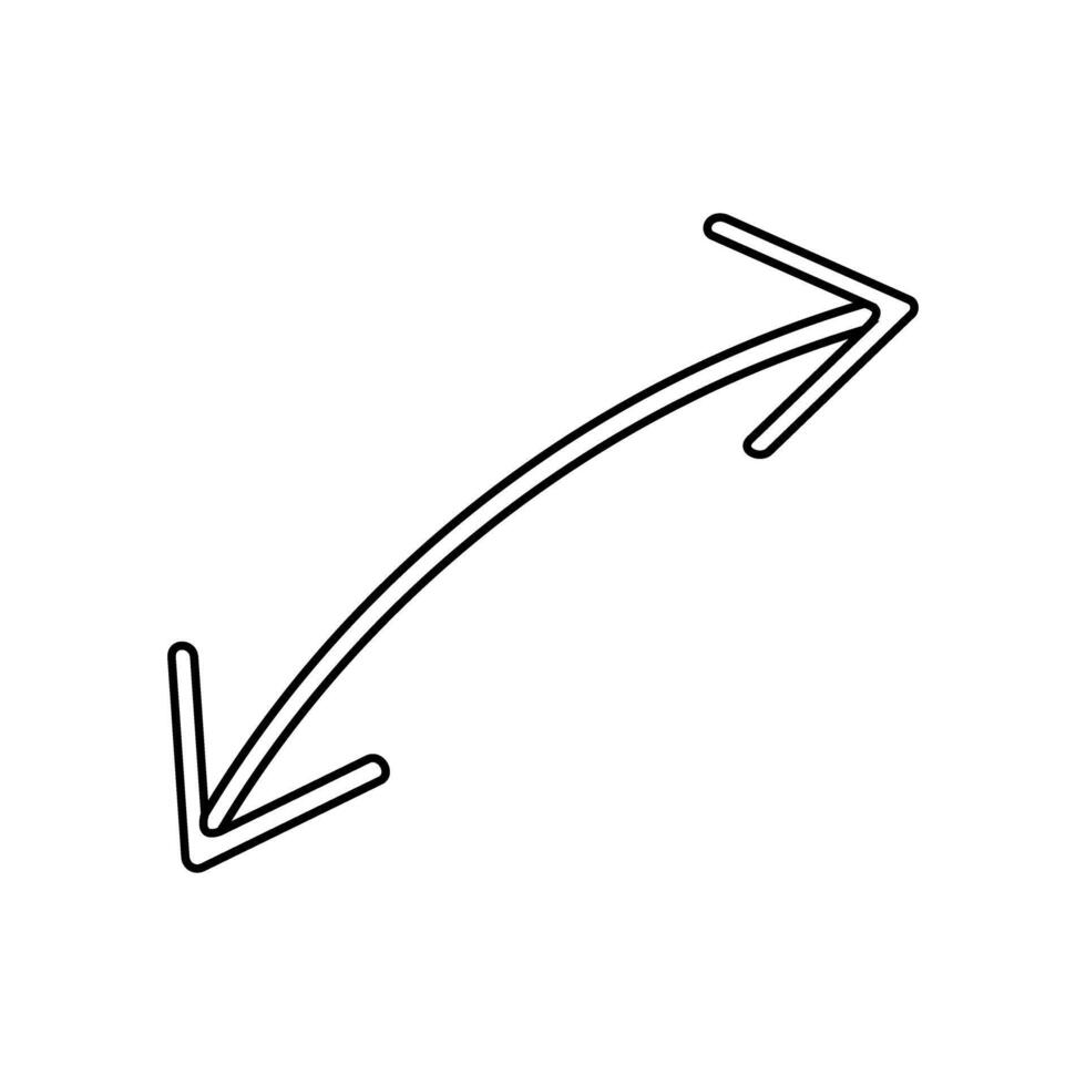 arrow icon, illustration. Flat design style,eps 10. vector