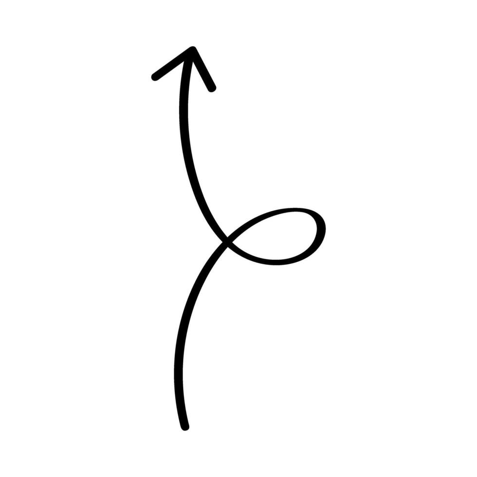 arrows icon over white background, line style, ilustration symbol. vector