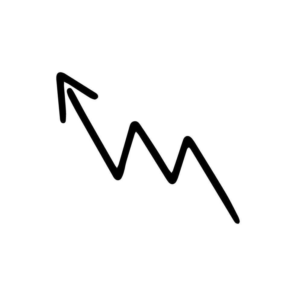 Arrow icon . Business sign. Graph symbol for your web site design, logo, app, UI. illustration, EPS10. vector
