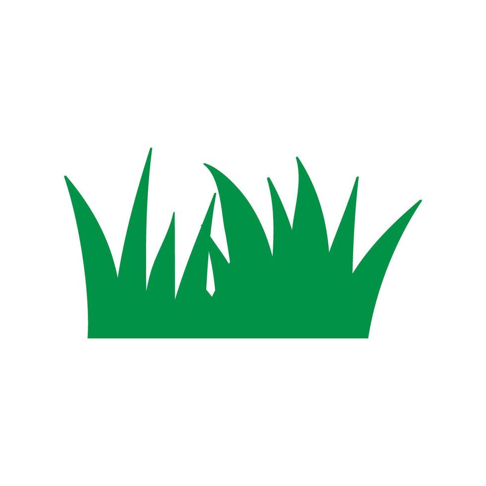 Grass icon isolated on white background for your web and mobile app design, Grass logo concept. vector
