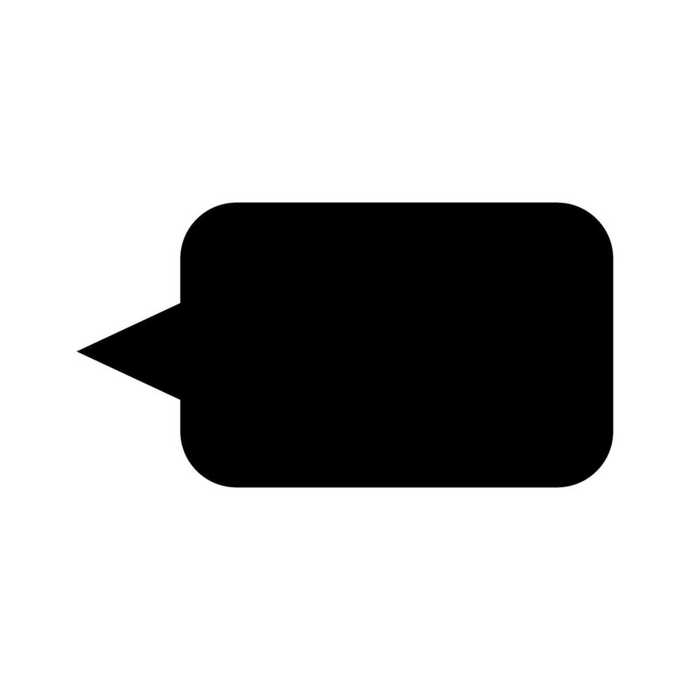 Speech bubble icon or sign. Flat style. illustration isolated on white background. vector