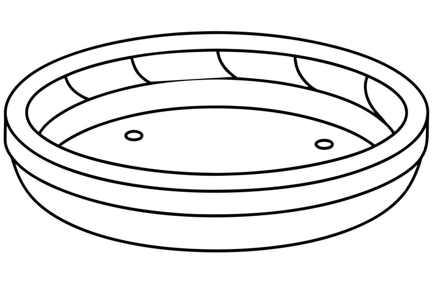 A circular Installation Diagram for a Small Structure vector