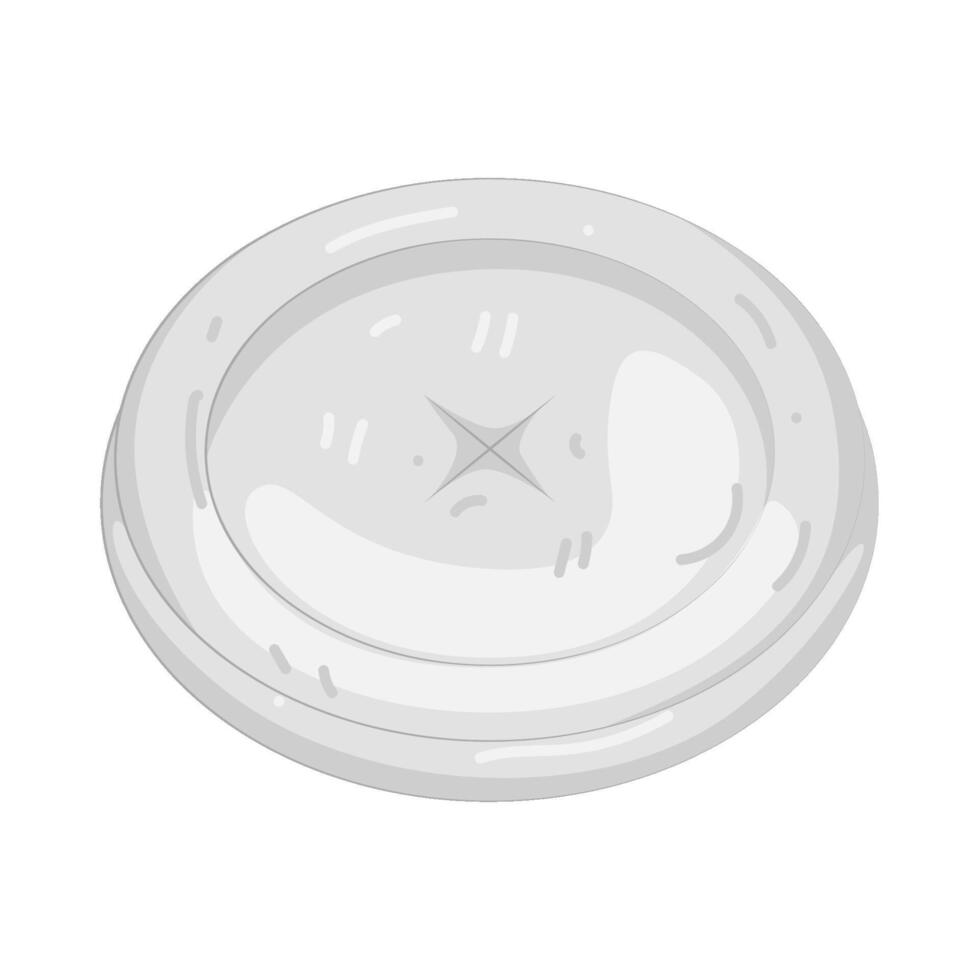 Illustration of Plastic Lid vector