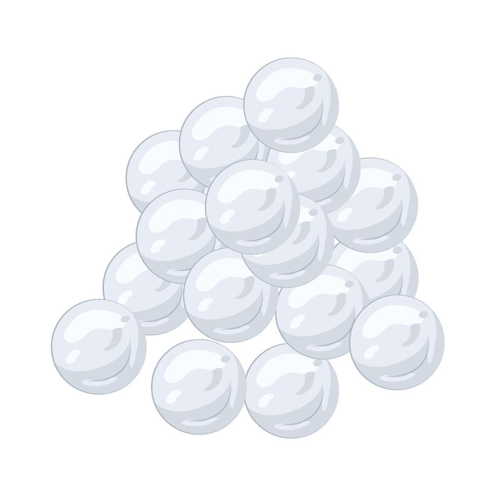 Illustration of Plastic Granules vector