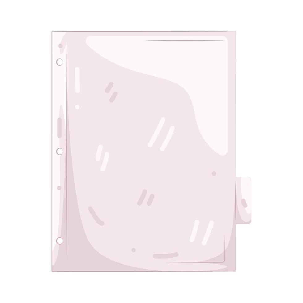 Illustration of Plastic Divider vector