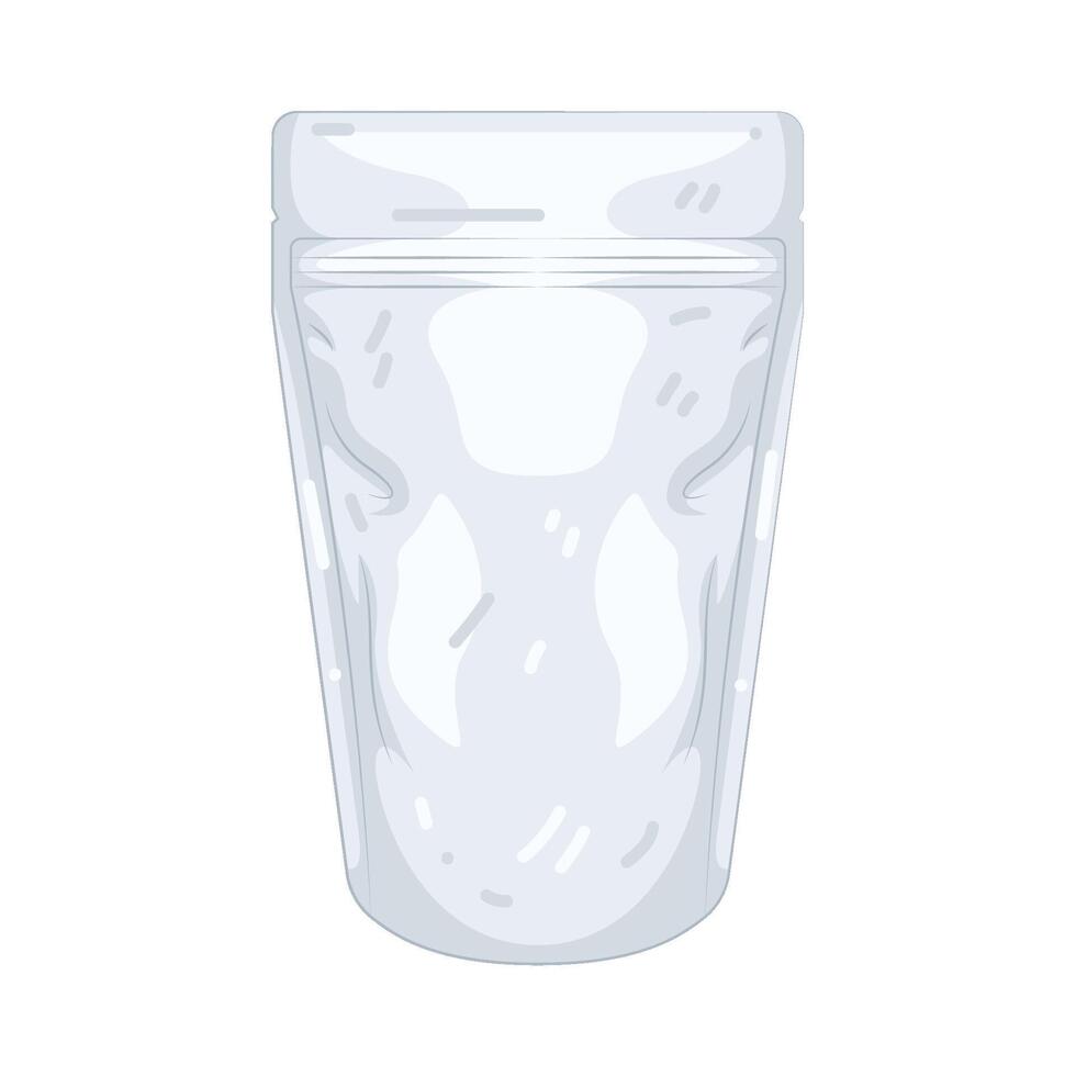 Illustration of Plastic Pouch vector
