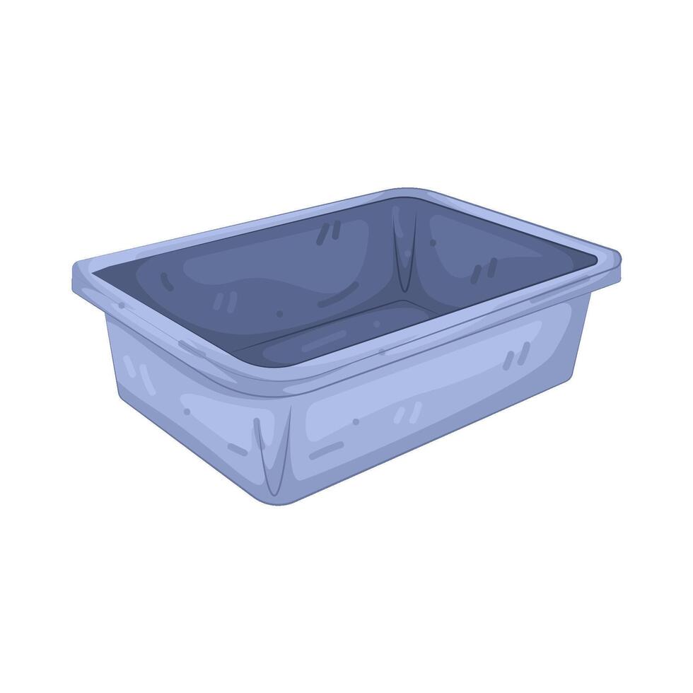 Illustration of Plastic Tray vector
